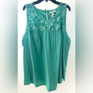 Knox Rose Green Tank Top